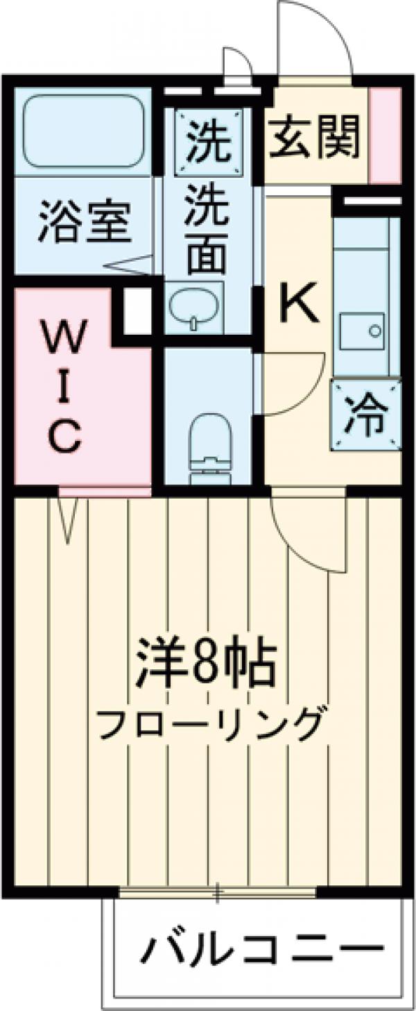 103号室の間取り