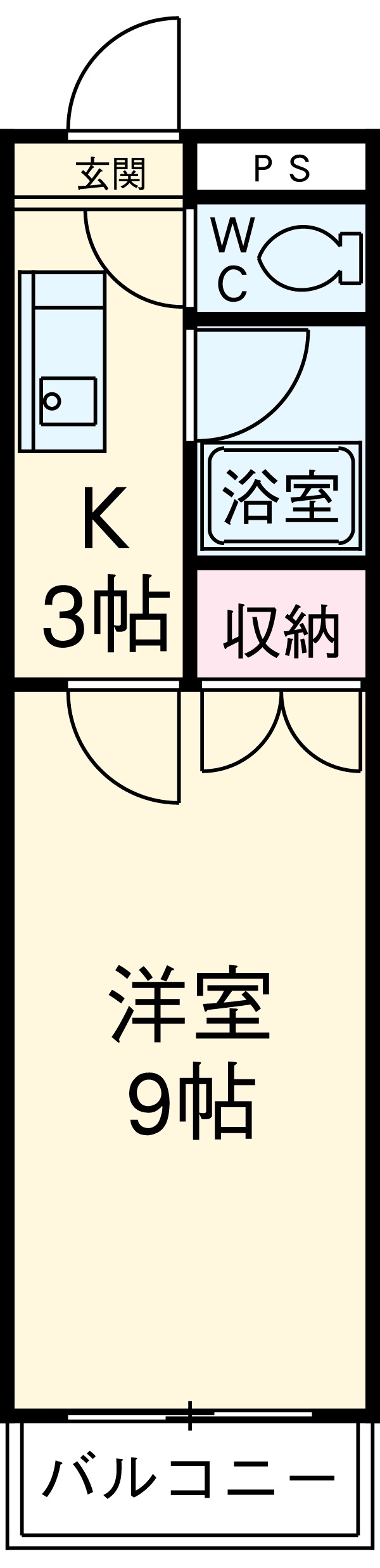 セントラルハイツ旭の間取り