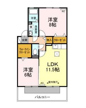メゾン・エムの間取り