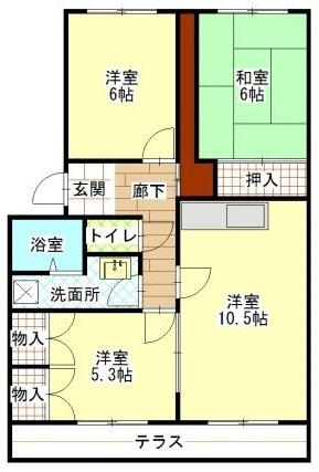 ストークマンションⅡの間取り