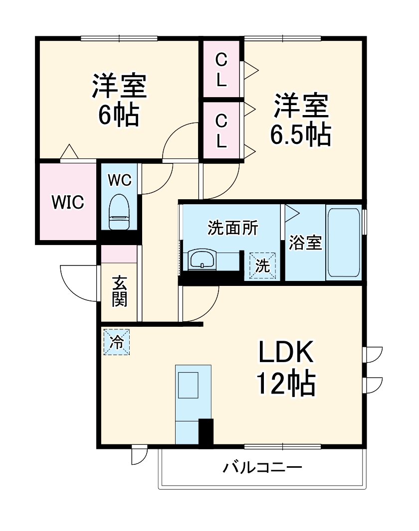 ル・ソレイユの間取り