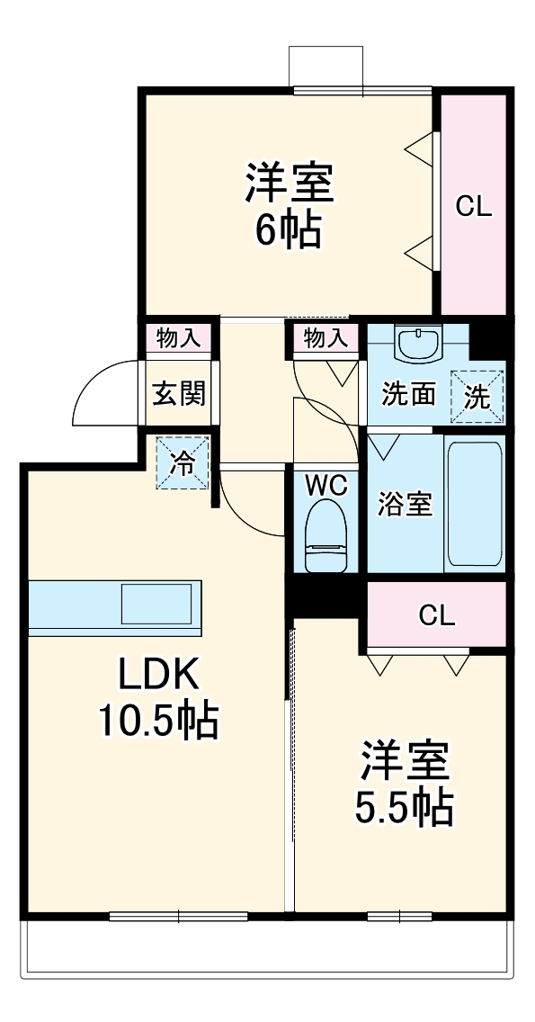 アリュール林の間取り