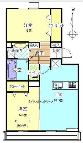 アリュール林の間取り