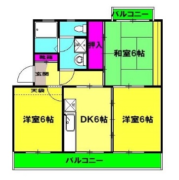 ハイコーポ池谷の間取り