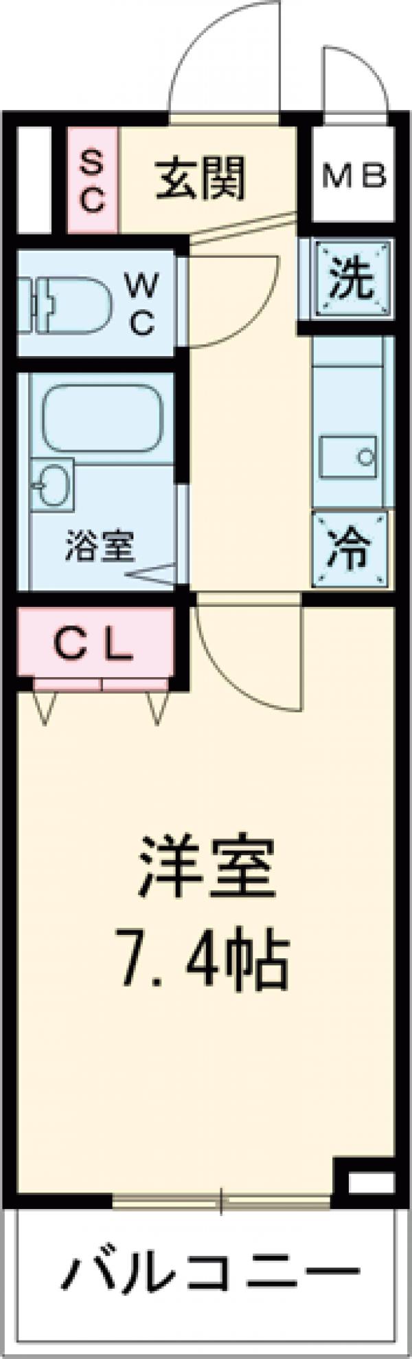 ライズ赤塚の間取り