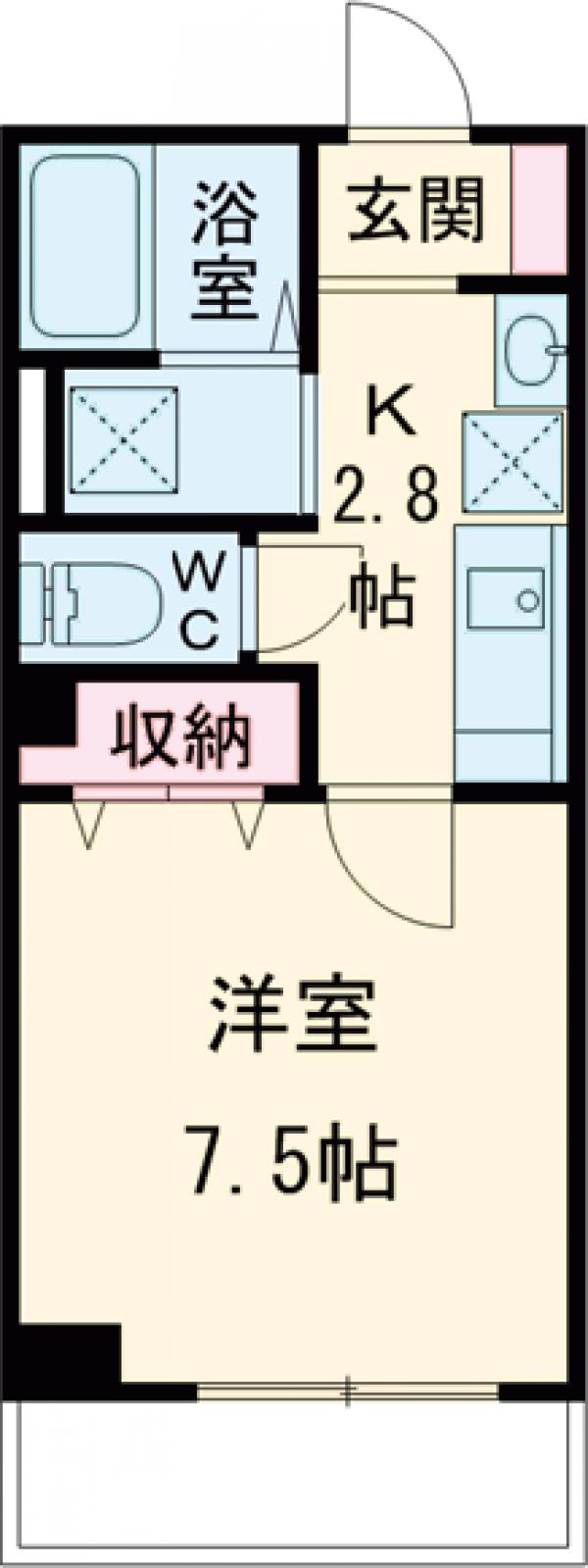 フラット梅島の間取り