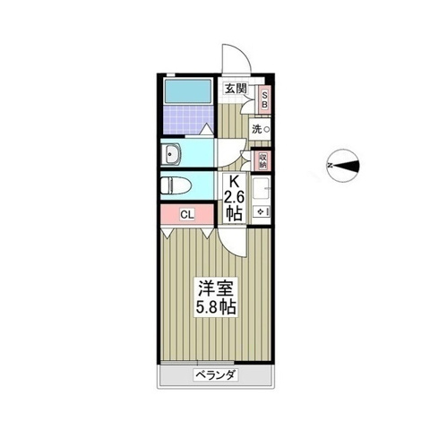 アーバングレース参番館の間取り