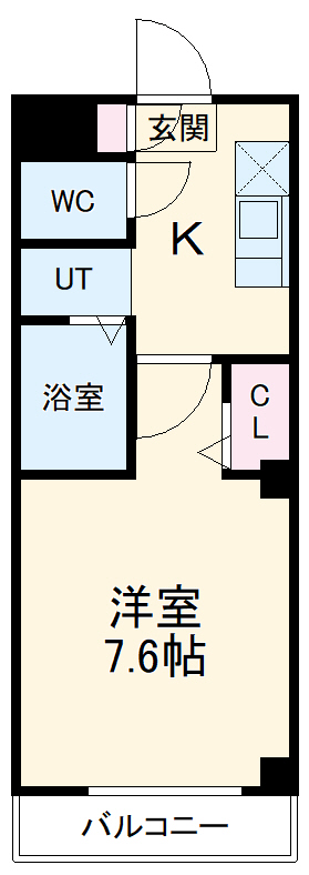 アミュズマン亀城の間取り