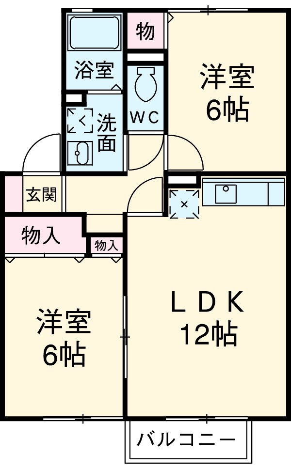 メゾンクレールの間取り