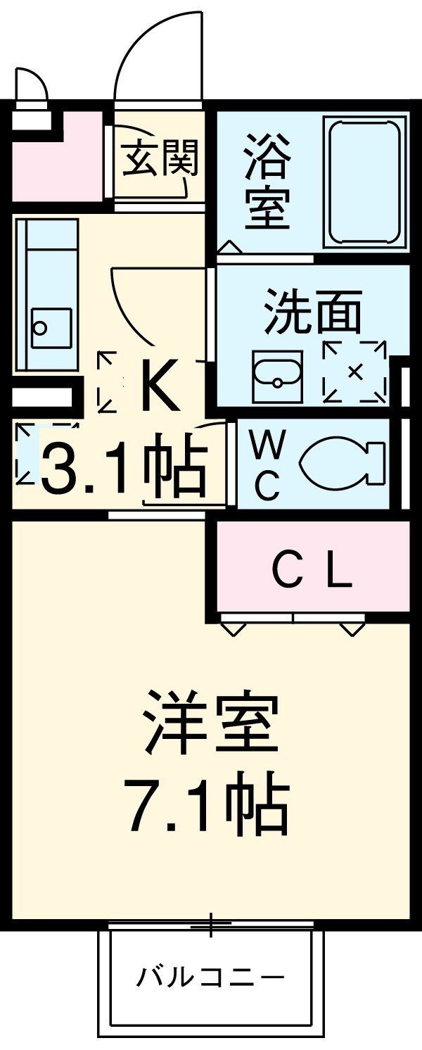 ローザ フェリーチェの間取り