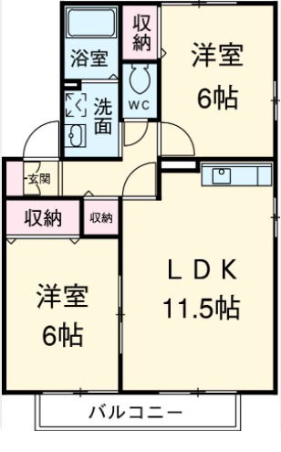 ルーチェ・Ⅰの間取り