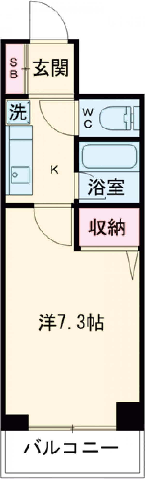 シティヴィラP&Bの間取り