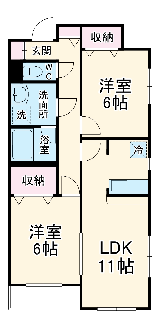 サン・クラージュの間取り