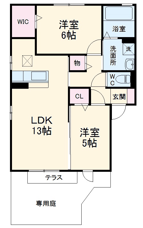 フォレスタⅡの間取り