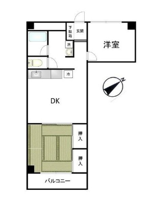 東建検見川マンションA棟の間取り