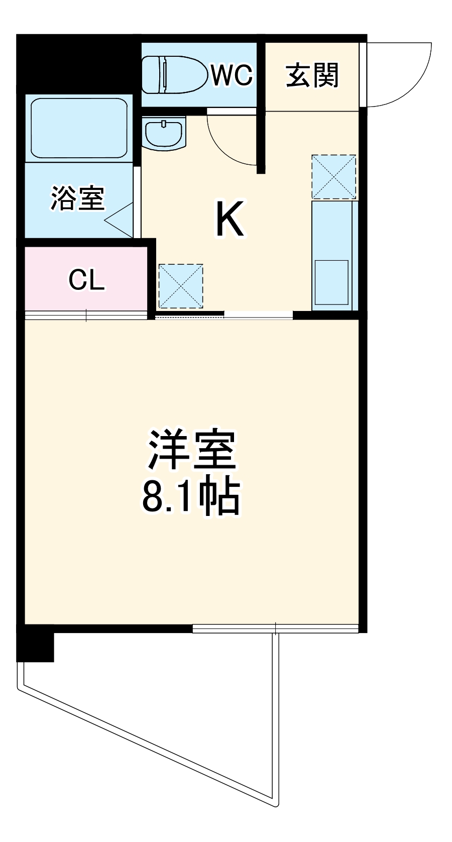 HYマンションの間取り