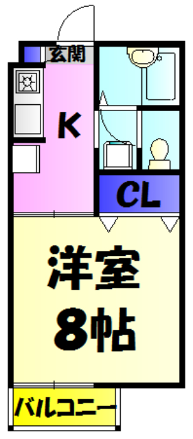フォーブル轟の間取り