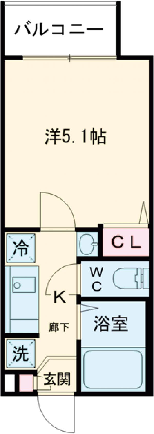 グランクオール西池袋の間取り