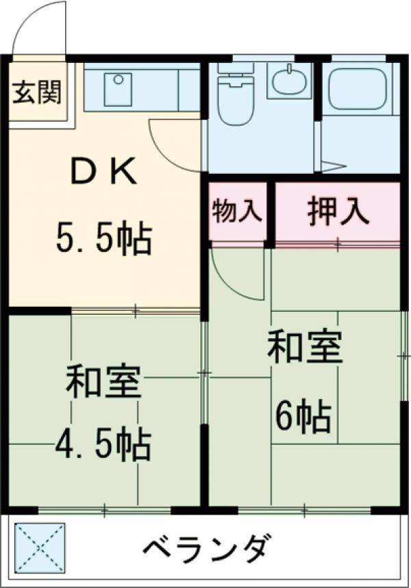 第三御殿山荘の間取り