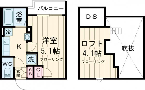 グランクオール江古田の間取り
