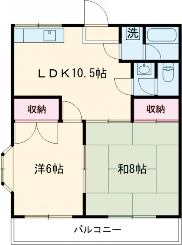 リバーサイド川瀬の間取り