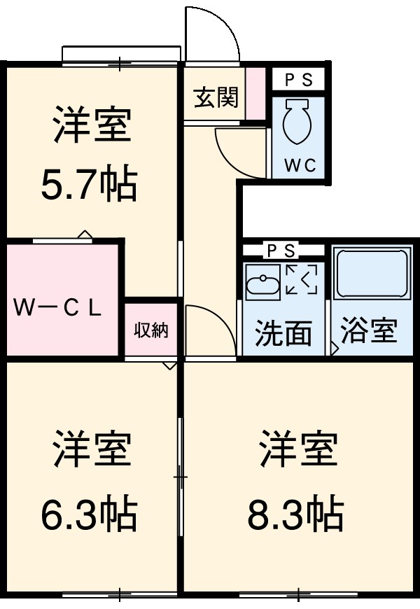 サンシャインクロノスの間取り