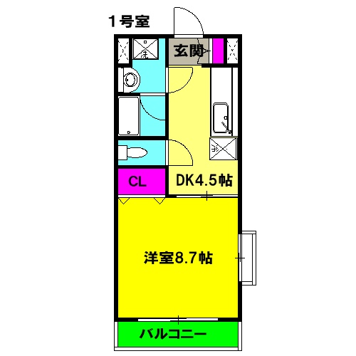 オイト・205号室の間取り