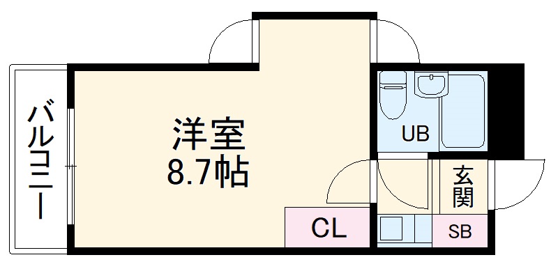 YZ clubの間取り