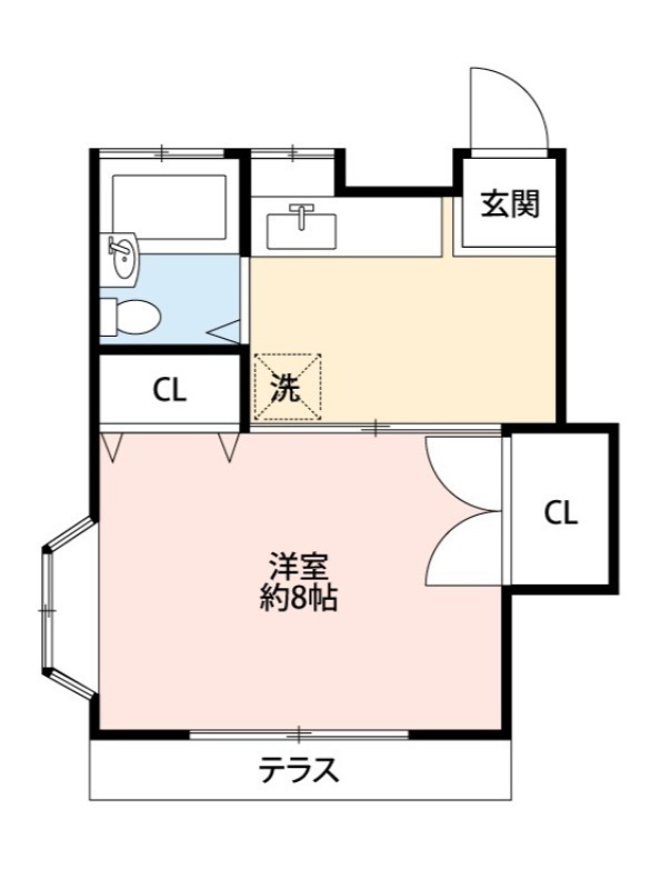 ハイツ静の間取り