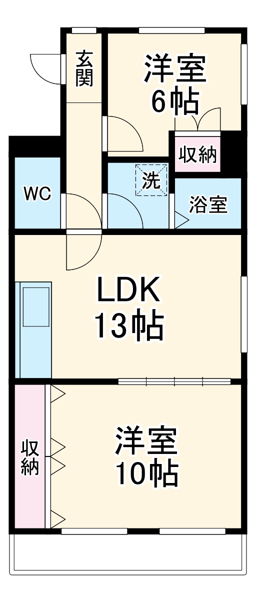 アビタマルフクⅢの間取り