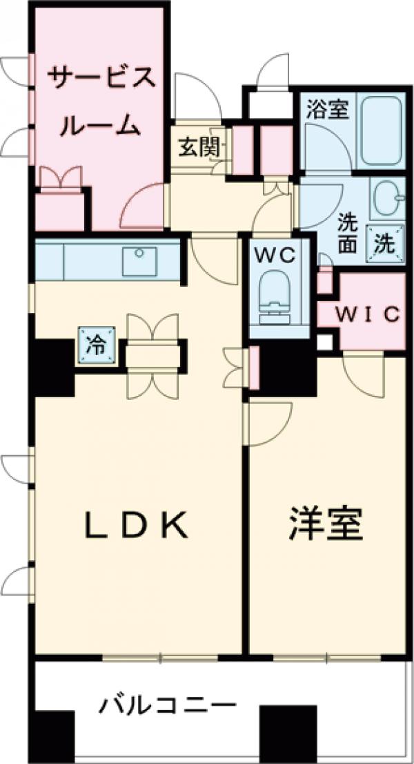コンフォリア東池袋ＷＥＳＴの間取り