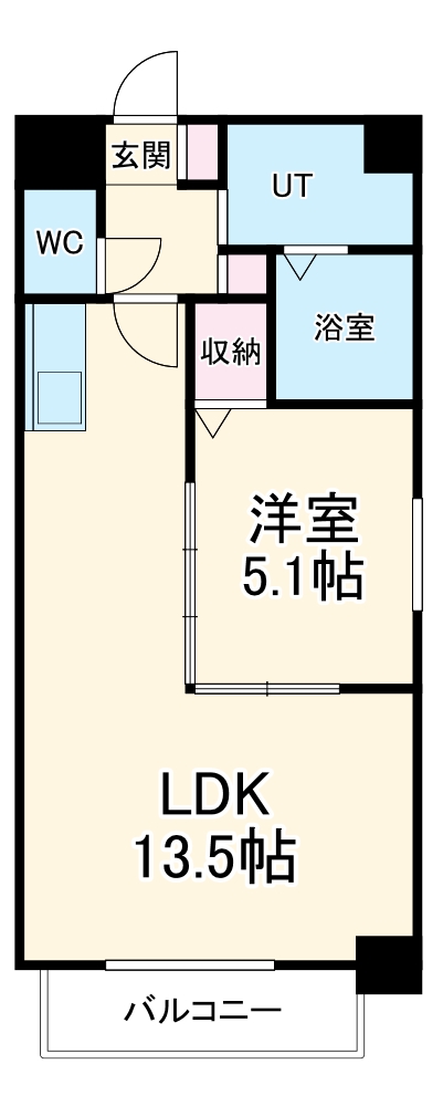 ウエスト　メゾン　マルキーズ・401号室の間取り