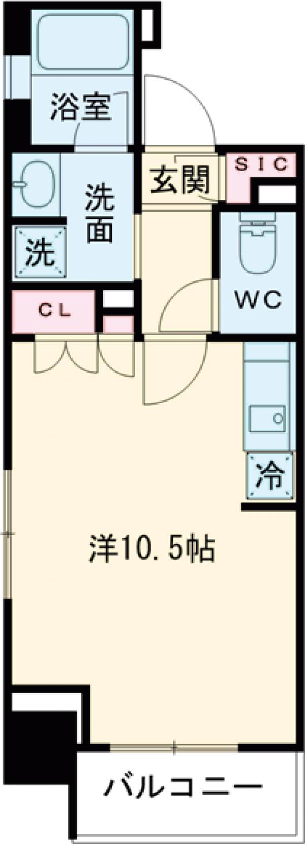 コンフォリア東池袋ＥＡＳＴの間取り