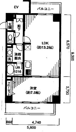 カーサ・ミカドの間取り