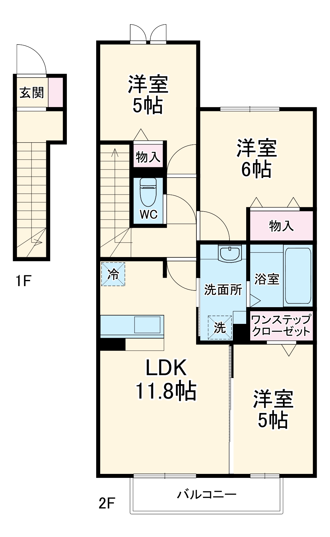 フェリーチェ中山の間取り