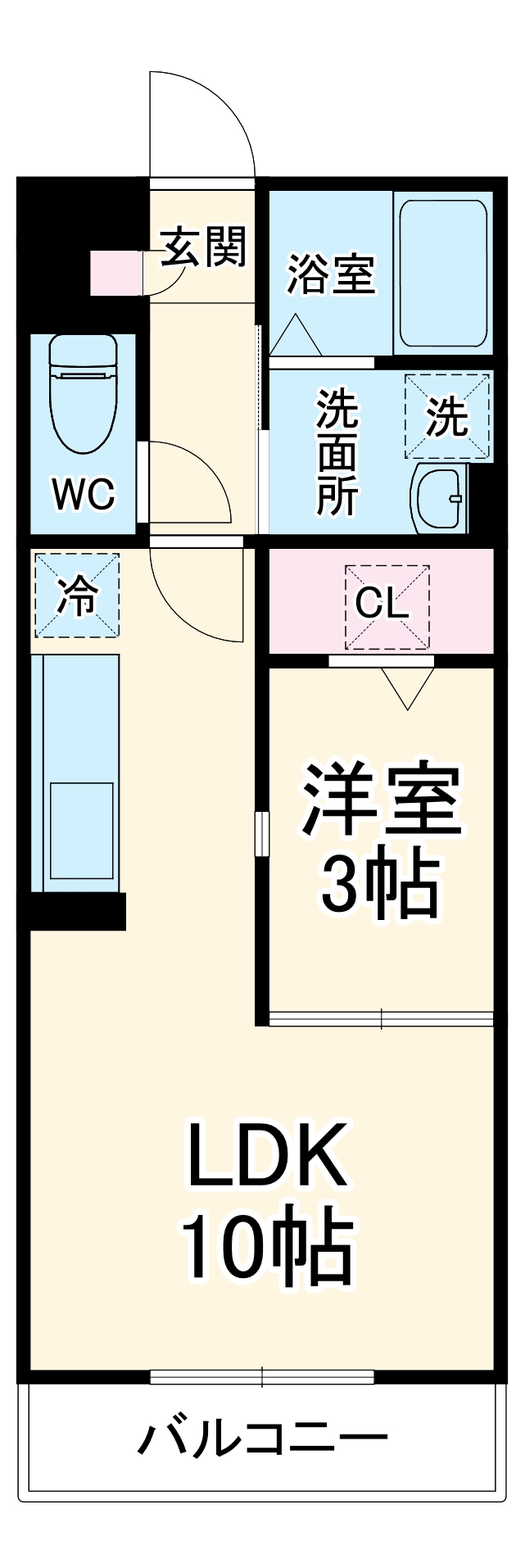 ヴェルドミール　Ⅰの間取り