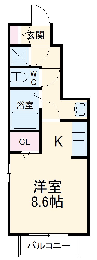 メゾン ラヴィールの間取り