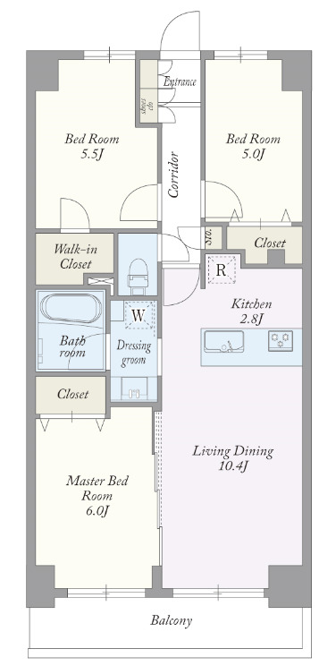 サンパレス綾瀬の間取り