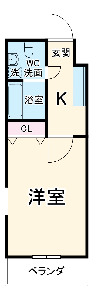 リベルテプレジール幕張の間取り
