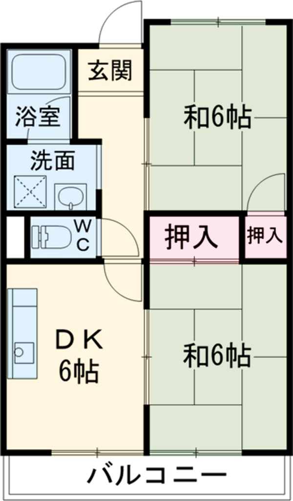 コーポ太閤の間取り