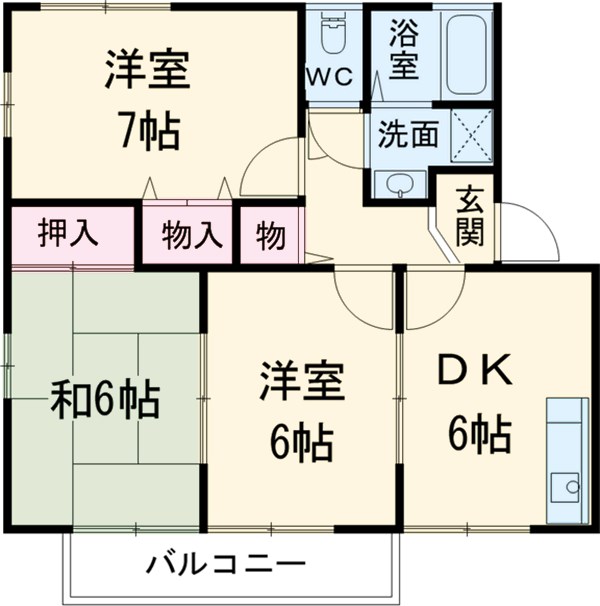 アーバンハイツの間取り