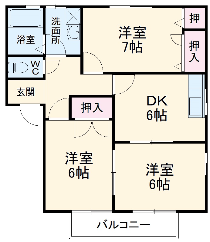 ピューラⅡの間取り