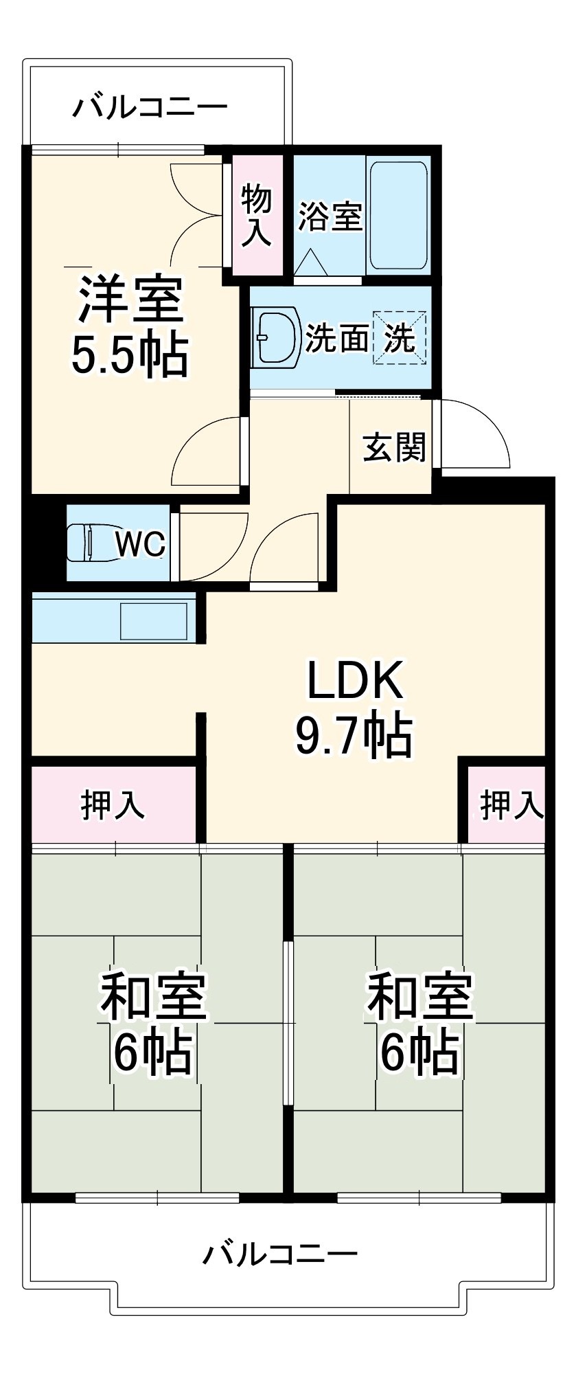 TOWAハイネスの間取り