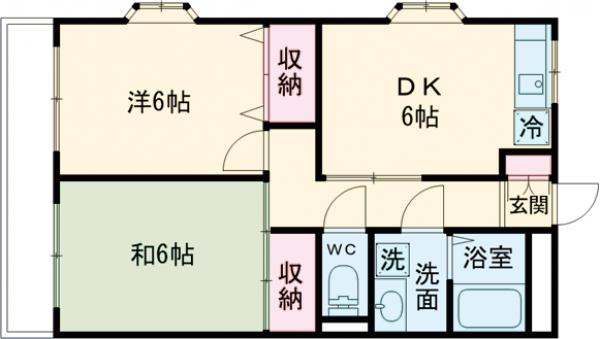 メゾンあからぎの間取り