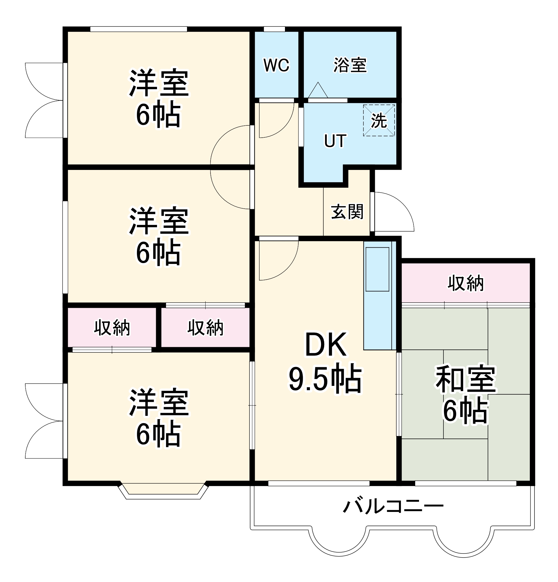 キャッスルプラザの間取り