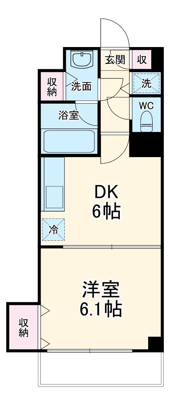 グリュックの間取り