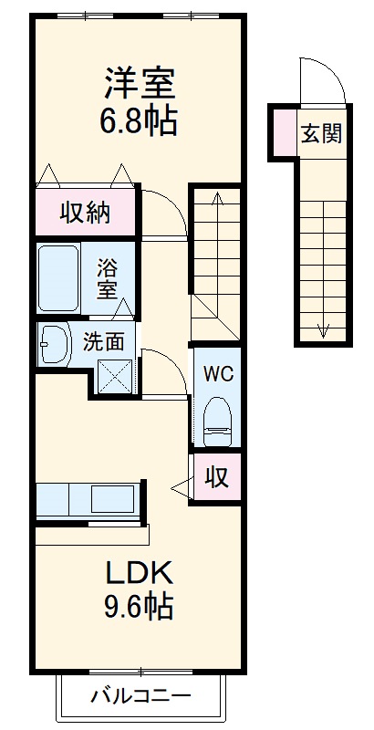 グラン アンジュ Bの間取り