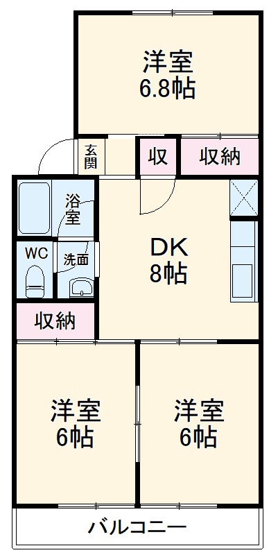 メゾン高羽の間取り