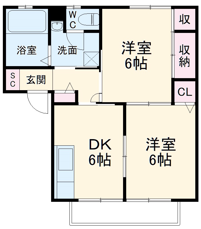 ベルパレスの間取り