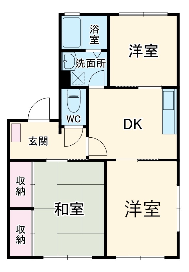 アメーヌ青葉の間取り